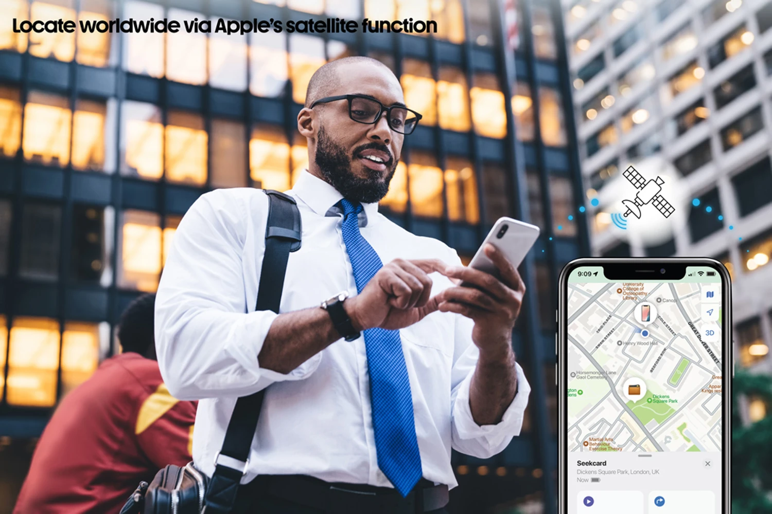 Картхолдер Seekcard с технологией Find My
