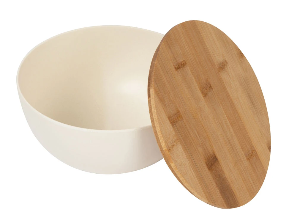 Салатник из натуральных волокон с бамбуковой крышкой Bowl