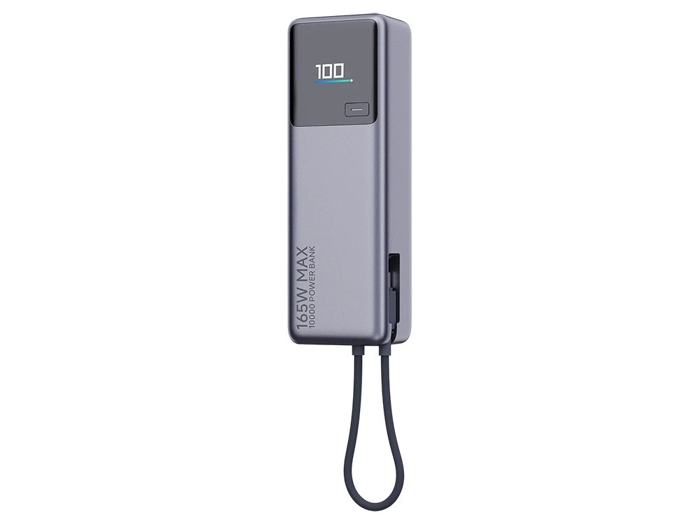 Внешний аккумулятор со встроенным кабелем Xiaomi 165W Power Bank, 10000 мАч