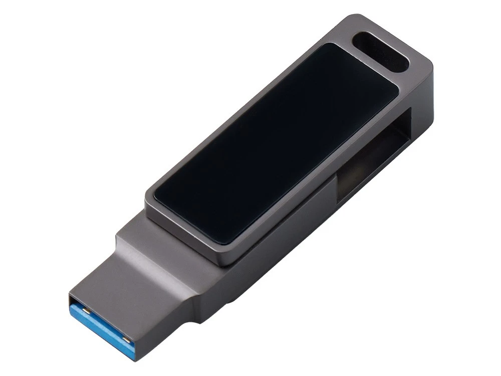 USB3.0/ Type-C флешка 2в1 на 32 ГБ Спинлайт с подсветкой