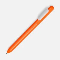 Ручка шариковая Swiper, оранжевая с белым