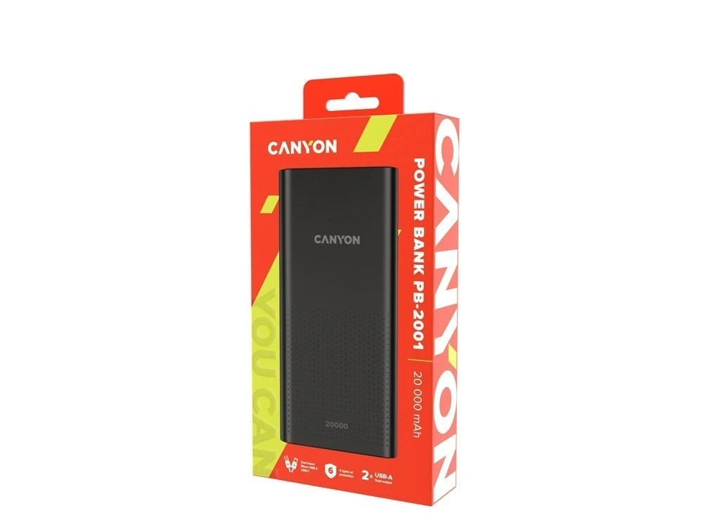 Внешний аккумулятор PB-2001, 20000 mAh