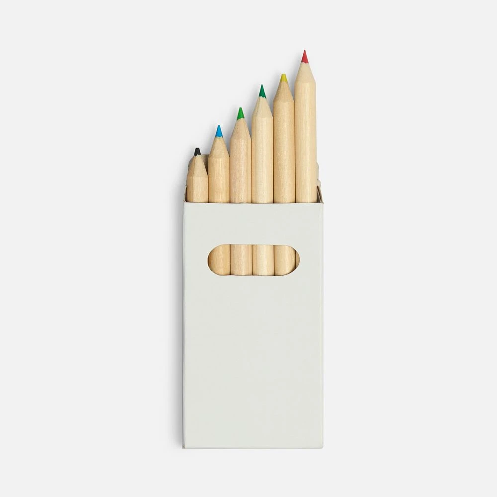 Набор цветных карандашей Pencilvania Mini, белый
