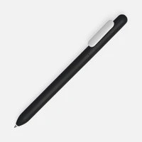 Ручка шариковая Swiper Soft Touch, черная с белым