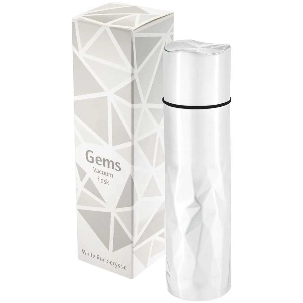 Термос Gems White Rock Crystal, белый горный хрусталь