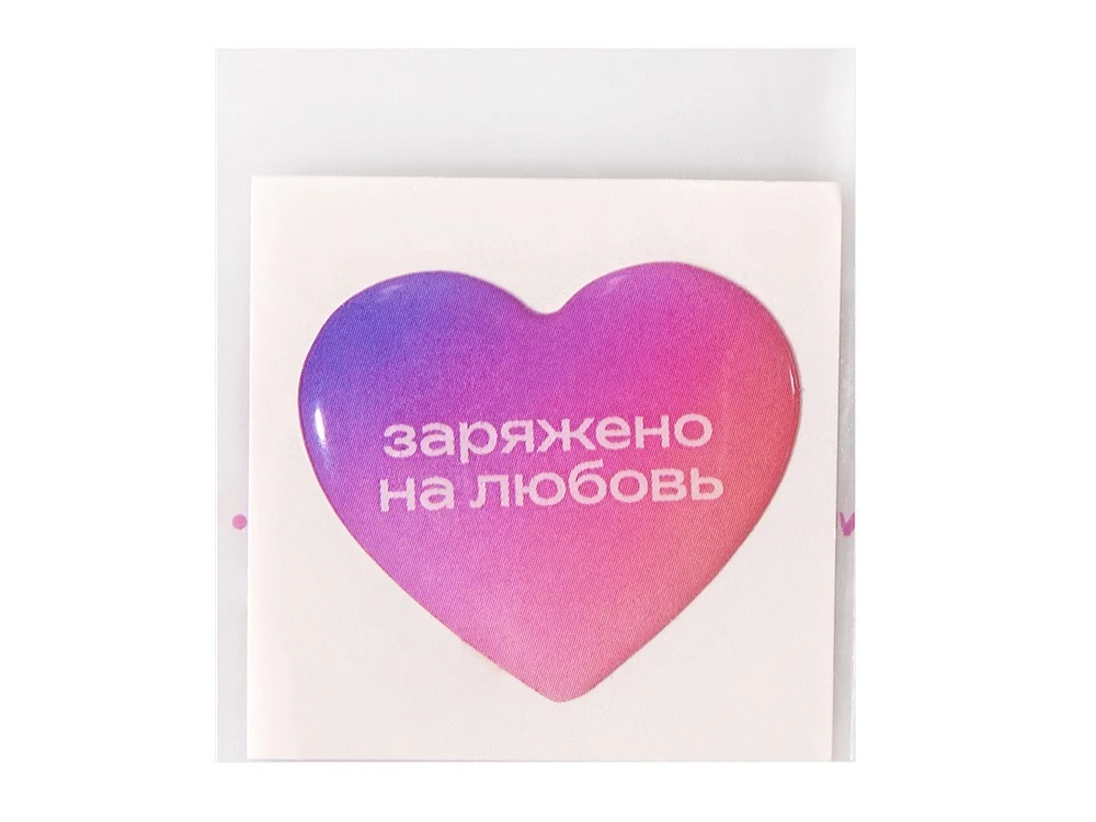 Объемный стикер из эпоксидной смолы