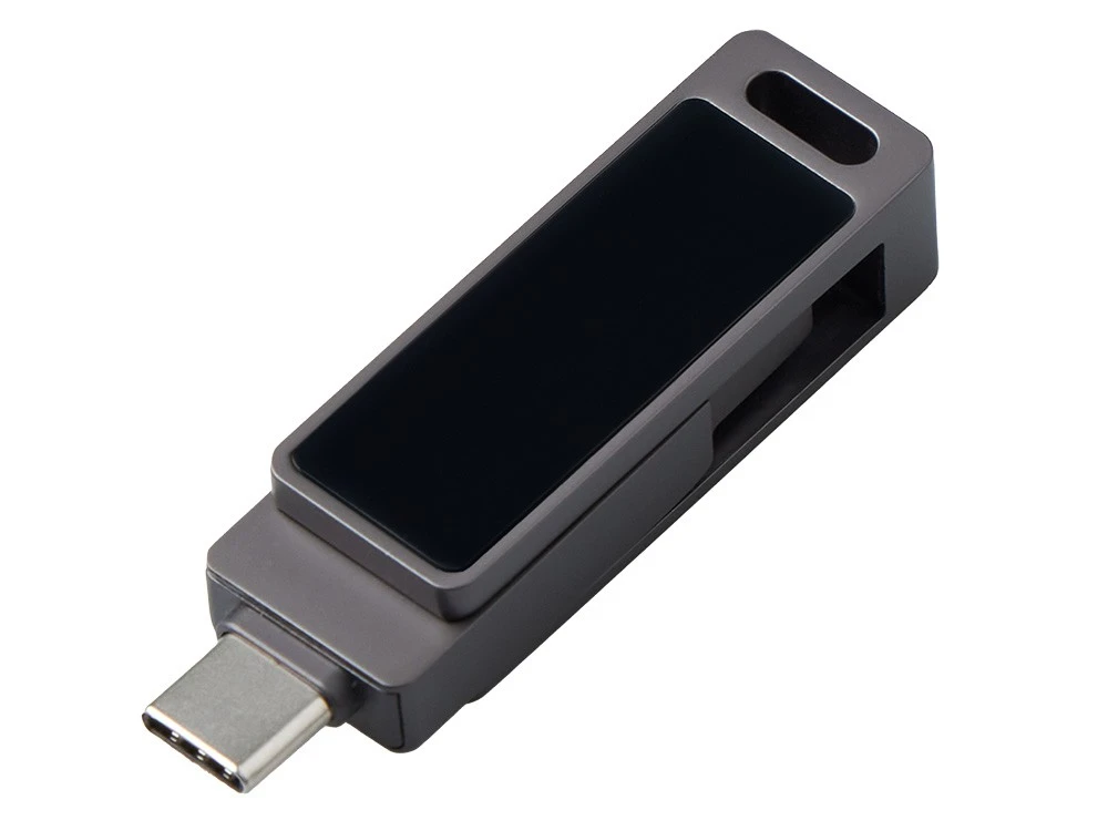 USB3.0/ Type-C флешка 2в1 на 32 ГБ Спинлайт с подсветкой