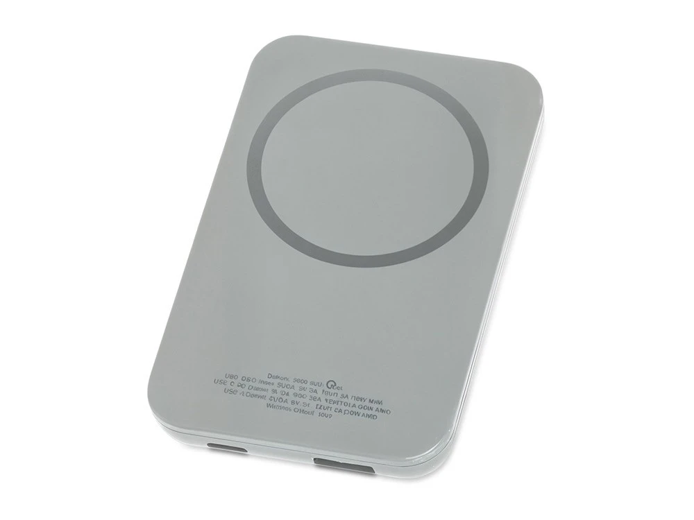 Магнитный беспроводной внешний аккумулятор с быстрой зарядкой QC/PD 20 Вт MagnetIQ, 5000 mAh